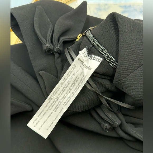 🆕 CULT GAIA 🧿 NWOT Elliana Calla Lily Floral Appliqué Mini, Black - Sz 10 - Picture 16 of 16